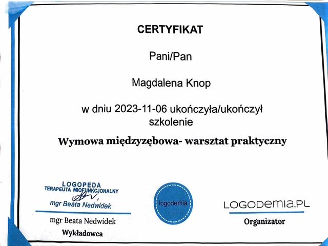 Powiększ obraz: certificate 10