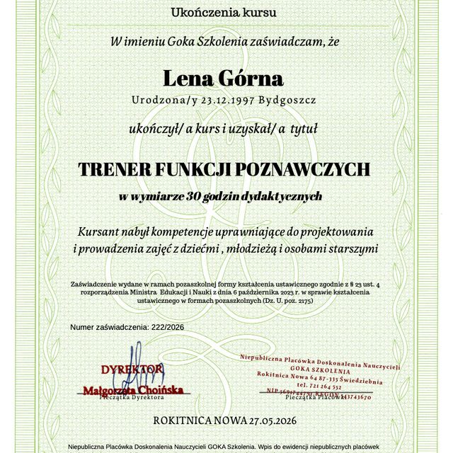 Powiększ obraz: certificate 8