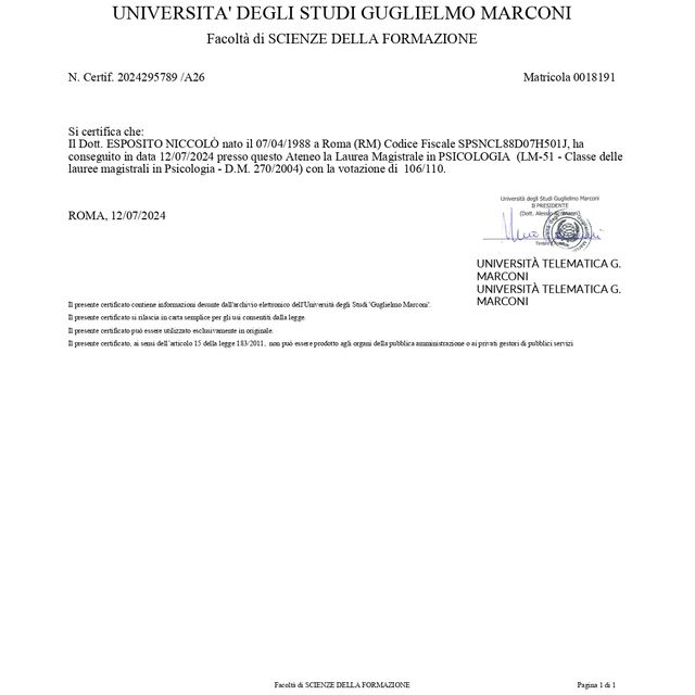 Ingrandire l'immagine: certificate 1