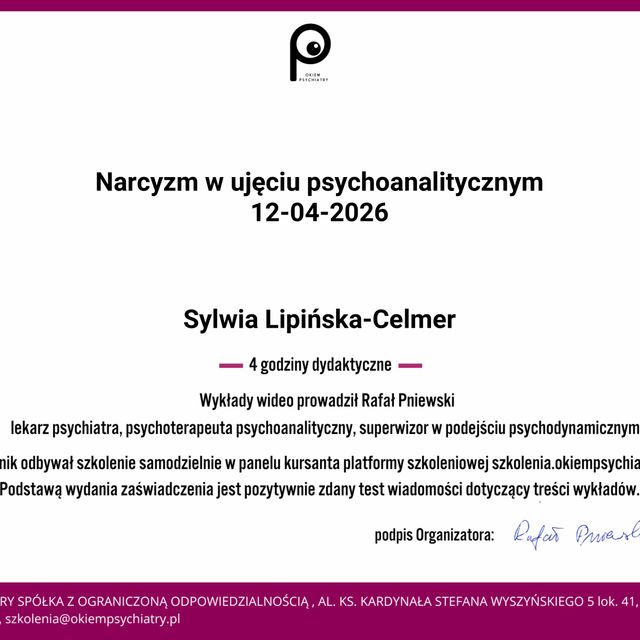 Powiększ obraz: certificate 26
