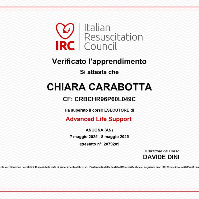 Ingrandire l'immagine: certificate 1