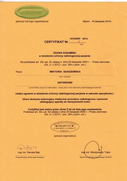 Powiększ obraz: certificate 18