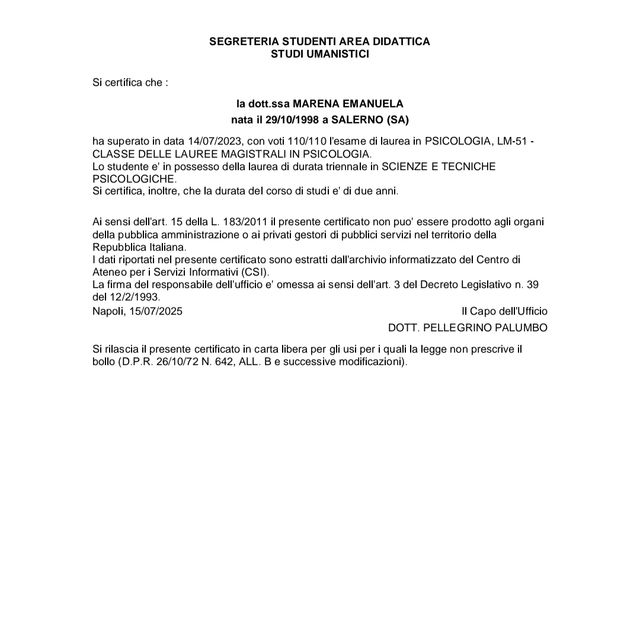 Ingrandire l'immagine: certificate 1