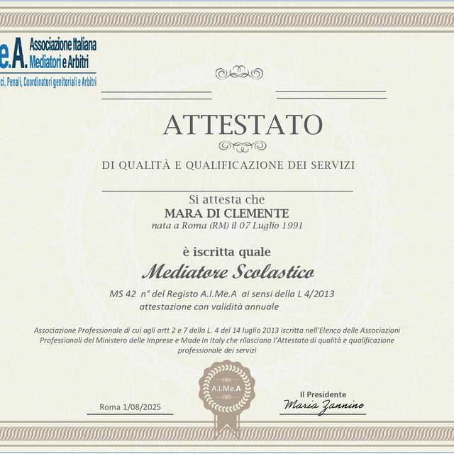 Ingrandire l'immagine: certificate 6