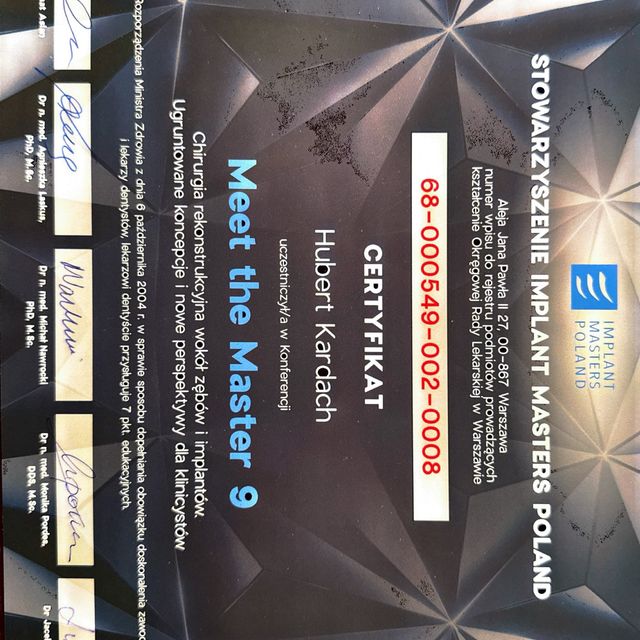 Powiększ obraz: certificate 20