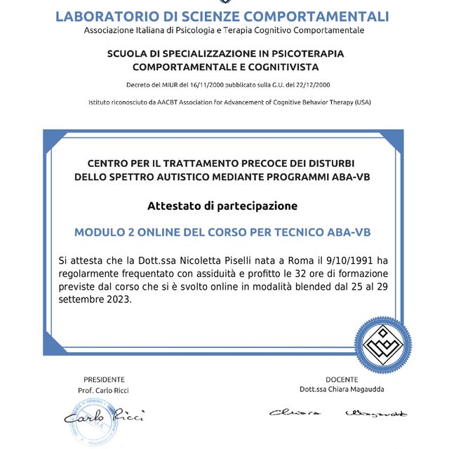Ingrandire l'immagine: certificate 10