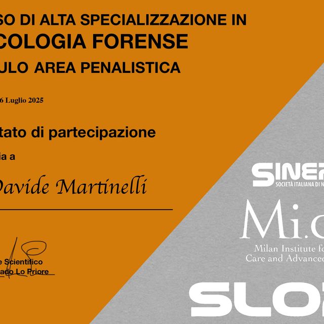 Ingrandire l'immagine: certificate 8