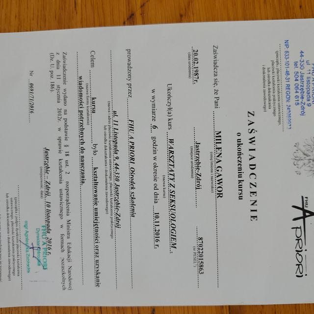 Powiększ obraz: certificate 10