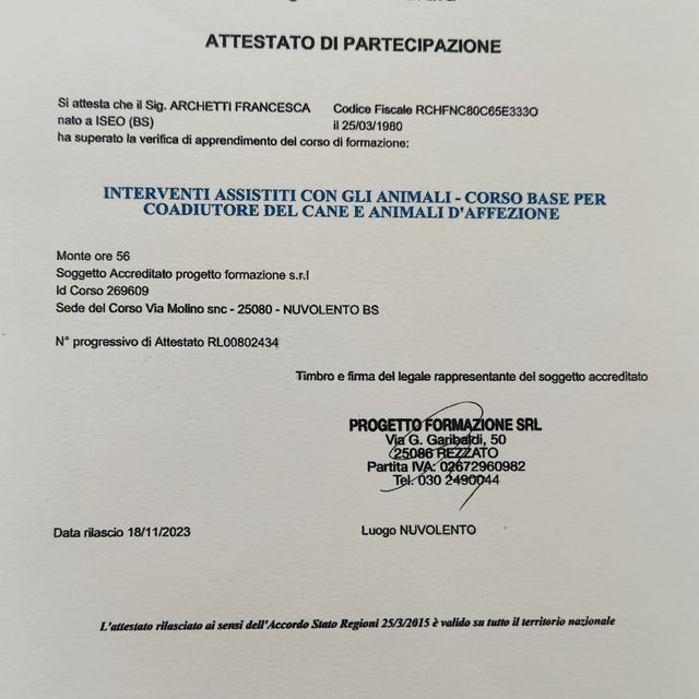 Ingrandire l'immagine: certificate 2