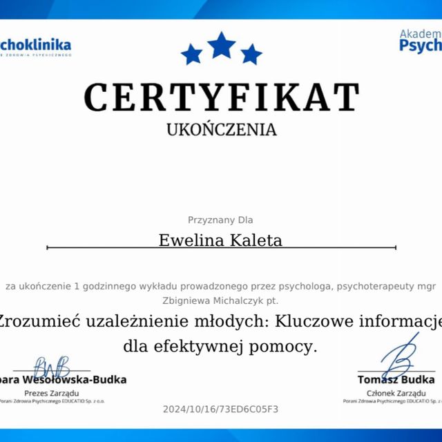 Powiększ obraz: certificate 10