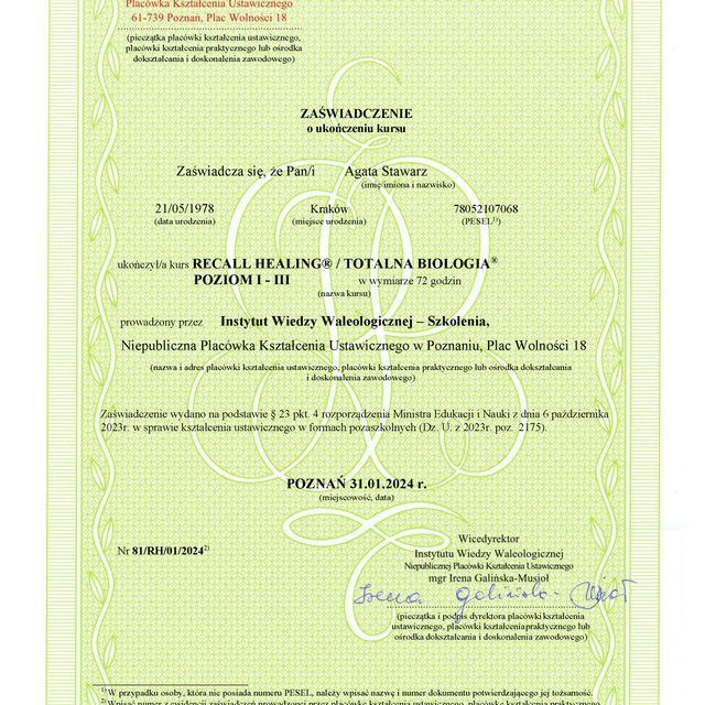 Powiększ obraz: certificate 15