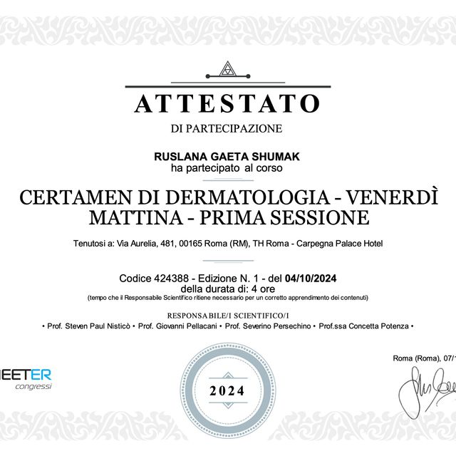 Ingrandire l'immagine: certificate 1