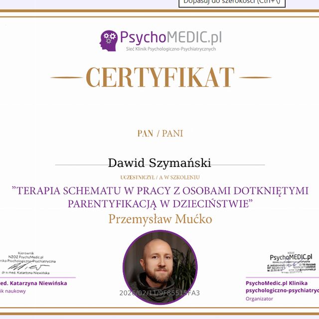 Powiększ obraz: certificate 9