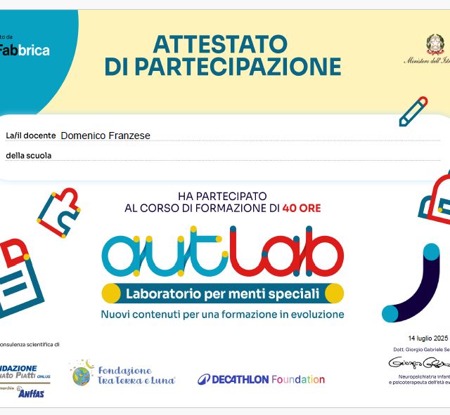 Ingrandire l'immagine: certificate 10