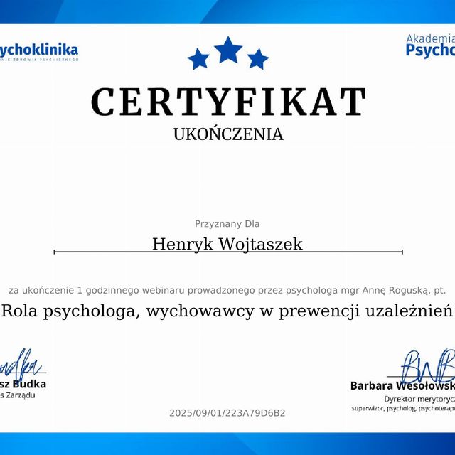 Powiększ obraz: certificate 16