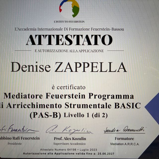 Ingrandire l'immagine: certificate 6
