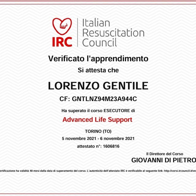 Ingrandire l'immagine: certificate 1