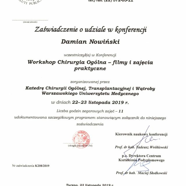 Powiększ obraz: certificate 18