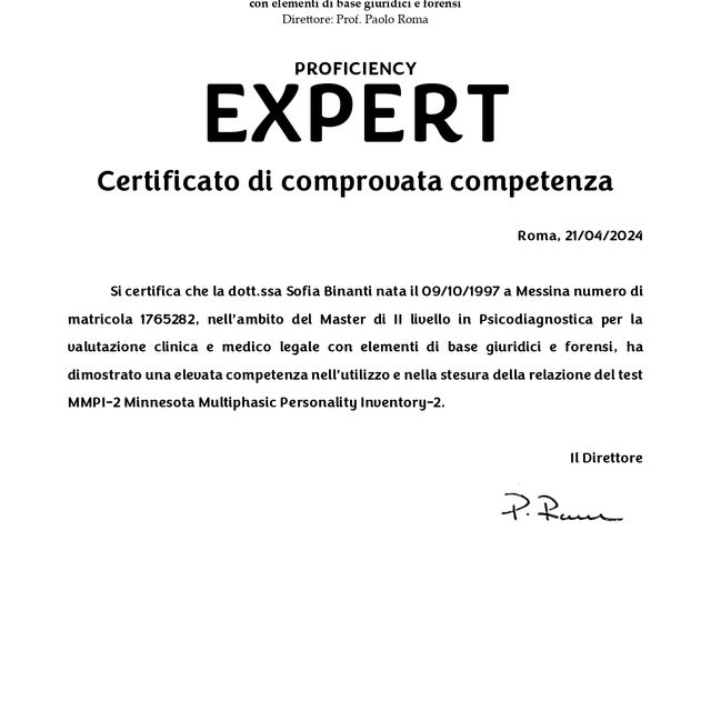 Ingrandire l'immagine: certificate 5