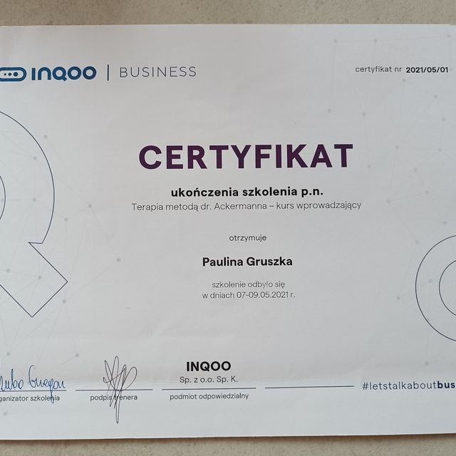 Powiększ obraz: certificate 16