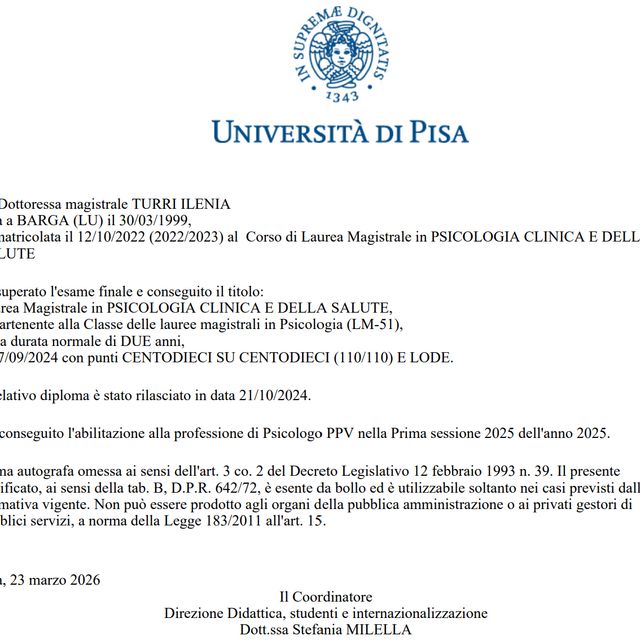 Ingrandire l'immagine: certificate 1