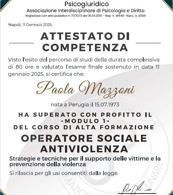 Ingrandire l'immagine: certificate 1