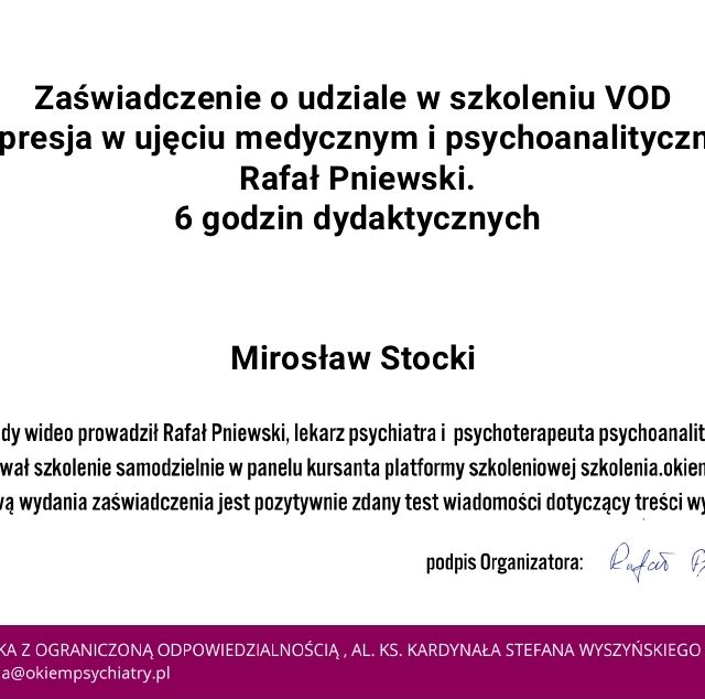 Powiększ obraz: certificate 16