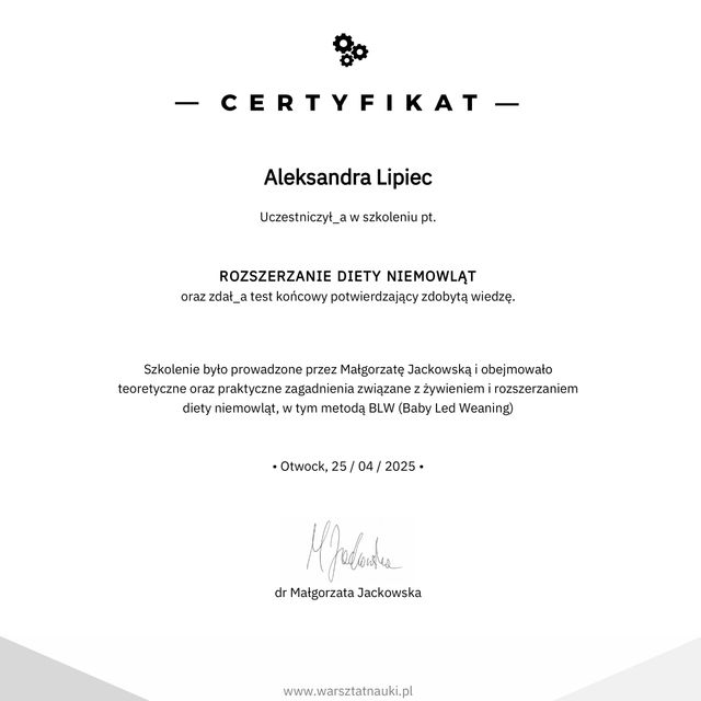 Powiększ obraz: certificate 10