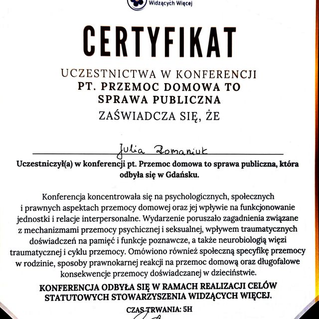 Powiększ obraz: certificate 6