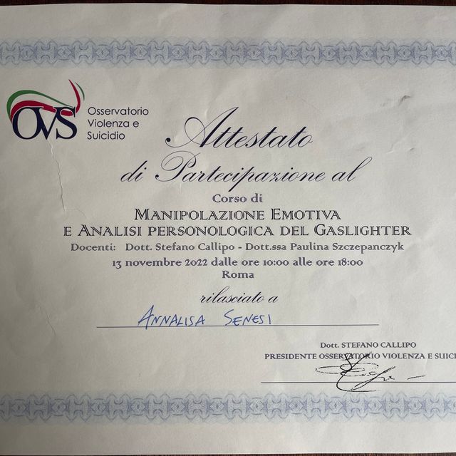Ingrandire l'immagine: certificate 1