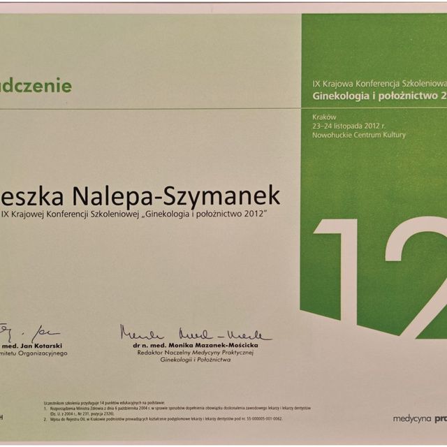 Powiększ obraz: certificate 90