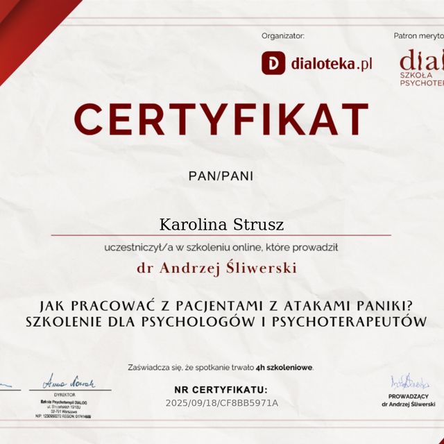 Powiększ obraz: certificate 9