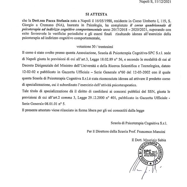 Ingrandire l'immagine: certificate 1