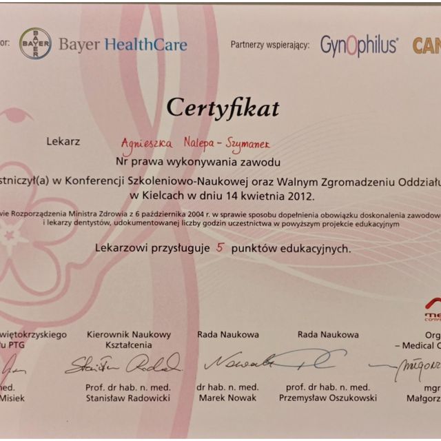 Powiększ obraz: certificate 95