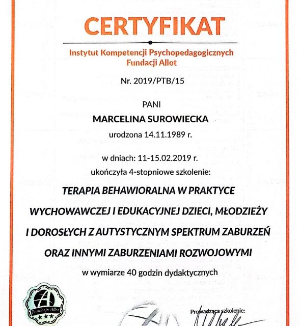 Powiększ obraz: certificate 9