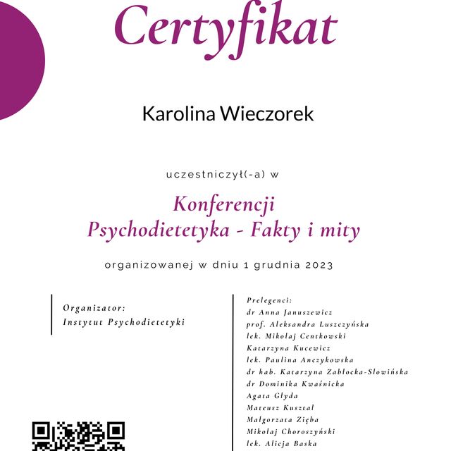 Powiększ obraz: certificate 20
