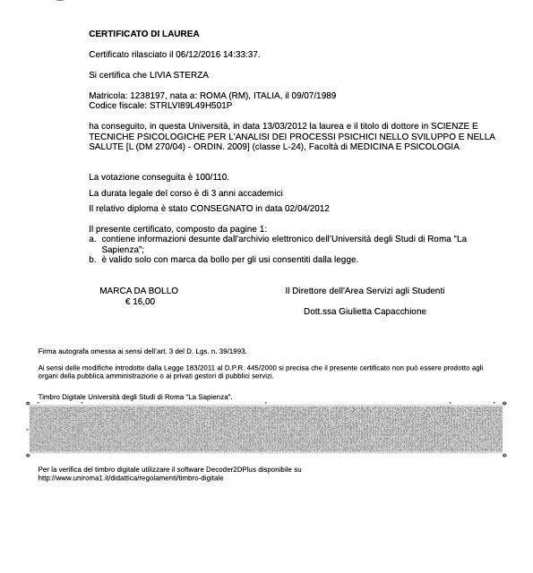 Ingrandire l'immagine: certificate 1