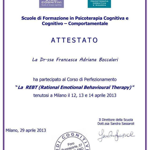 Ingrandire l'immagine: certificate 3