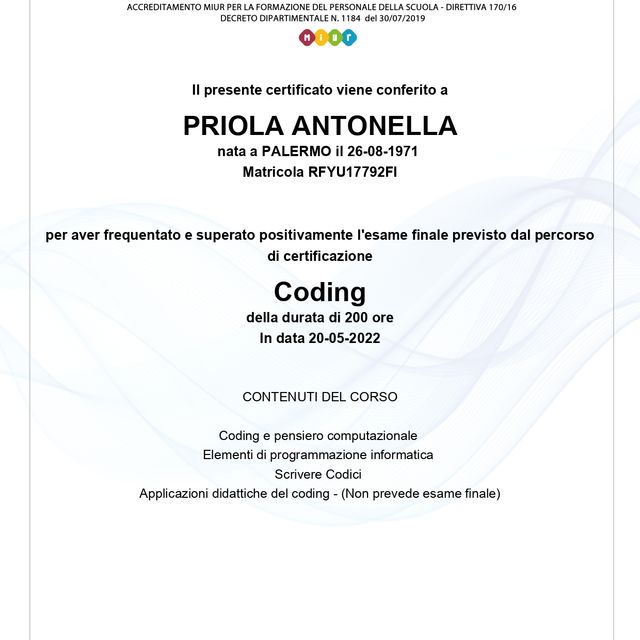 Ingrandire l'immagine: certificate 9