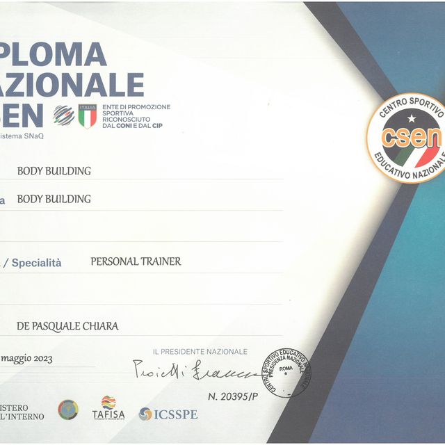 Ingrandire l'immagine: certificate 19