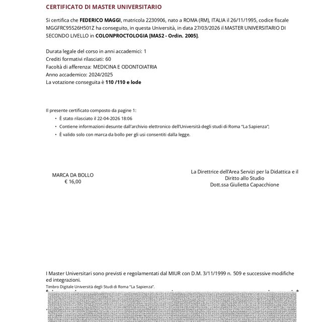 Ingrandire l'immagine: certificate 1
