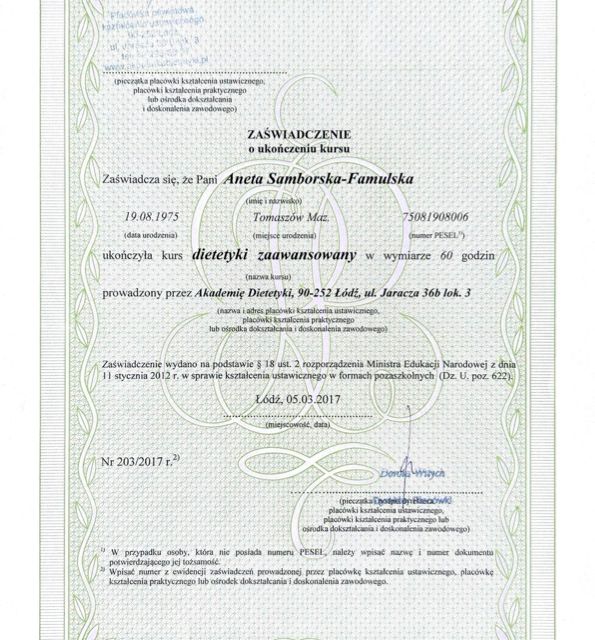 Powiększ obraz: certificate 17