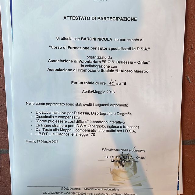 Ingrandire l'immagine: certificate 8