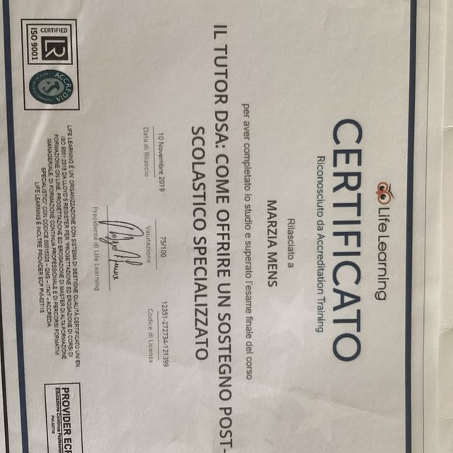 Ingrandire l'immagine: certificate 4