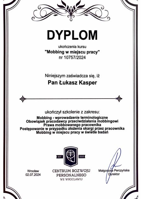 Powiększ obraz: certificate 9
