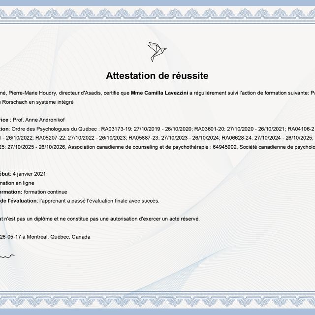 Ingrandire l'immagine: certificate 5