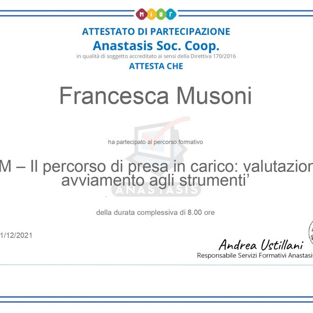 Ingrandire l'immagine: certificate 1