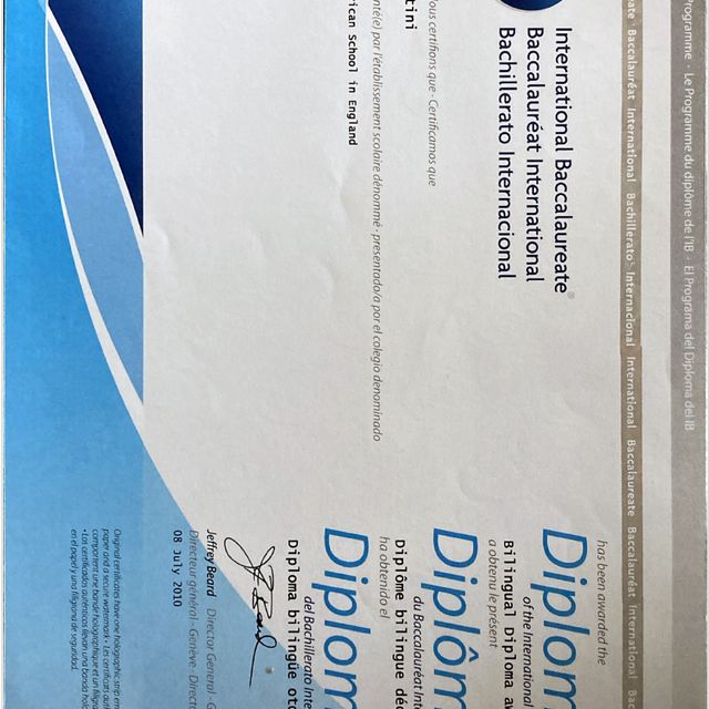 Ingrandire l'immagine: certificate 1