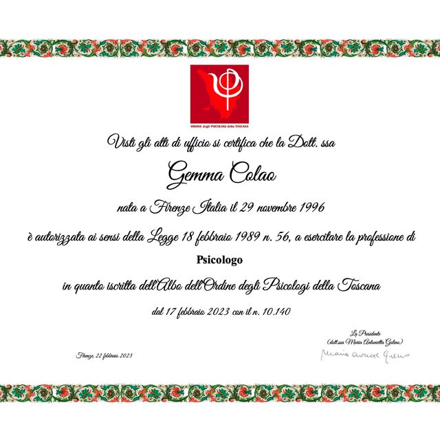 Ingrandire l'immagine: certificate 1