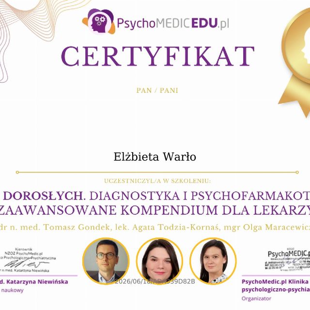 Powiększ obraz: certificate 16